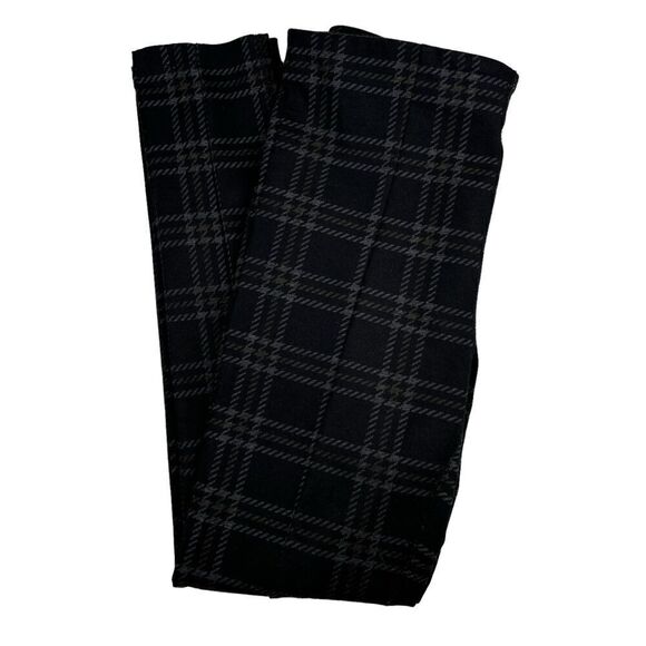 Sanctuary Windowpane Plaid Pull On Ponte Pants - Picture 4 of 6